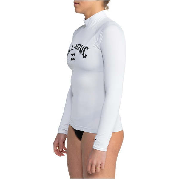 Billabong Womens Tropic Surf Long Sleeve Rash Vest EBJWR03020 - White